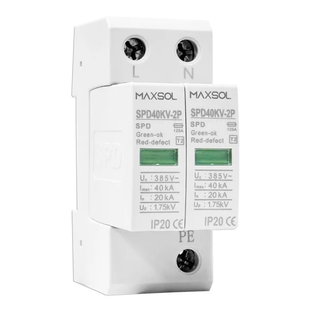 Scaricatore industriale da guida DIN 20-40kA