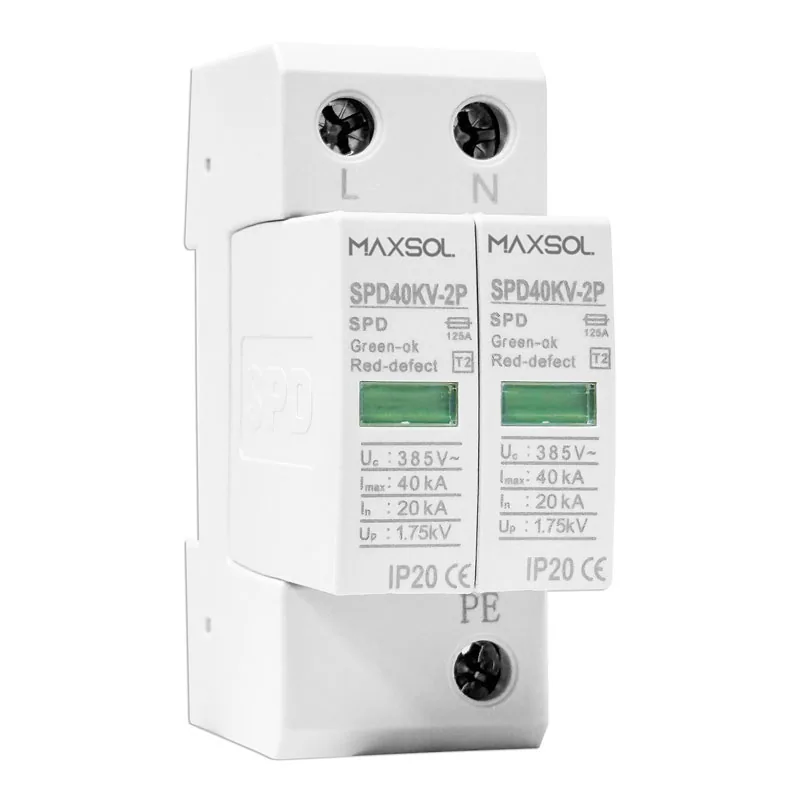 Scaricatore industriale da guida DIN 20-40kA
