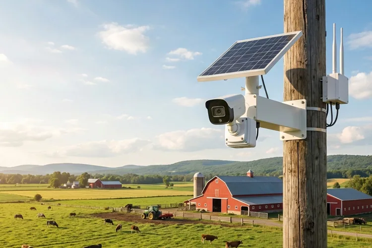 Soluzione solare per videosorveglianza agricola