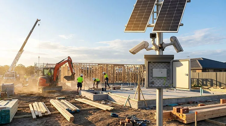 Soluzione wireless e CCTV per cantieri