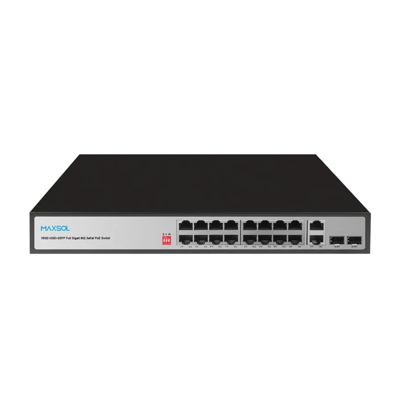 Switch PoE Gigabit non gestito a lungo raggio a 16 porte, 200W