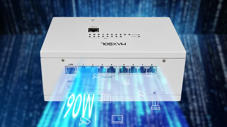 Uscita PoE 802.3af/at/bt