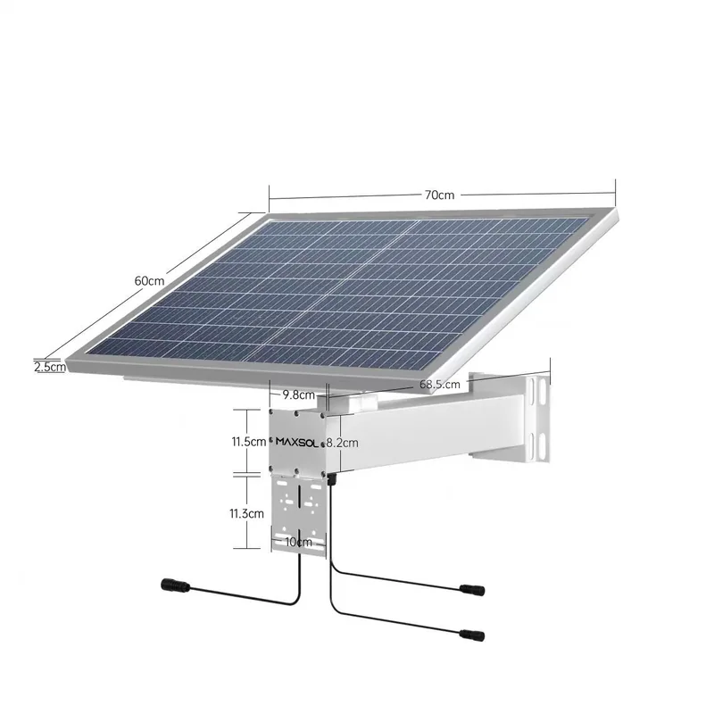 Alimentazione solare industriale 80W LiFePO4 per CCTV