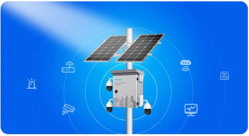 Sistema solare integrato da esterno MAXSOL